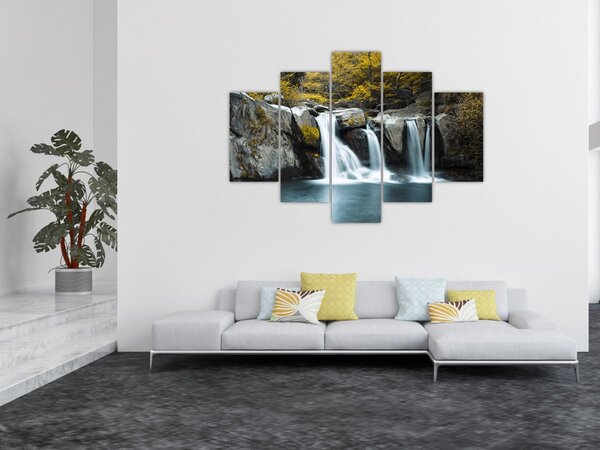 Slika - Slapovi, Lushan, Kitajska (150x105 cm)