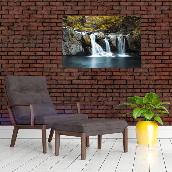 Slika - Slapovi, Lushan, Kitajska (90x60 cm)