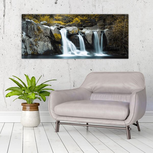 Slika - Slapovi, Lushan, Kitajska (120x50 cm)