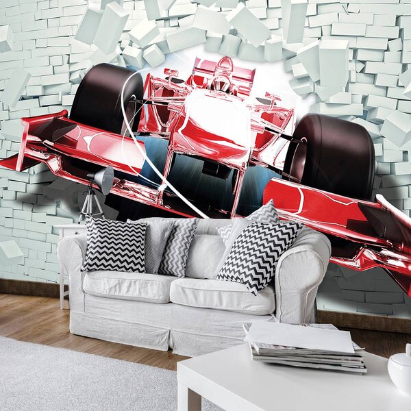 Foto tapeta - Crvena formula 1 3D F1 (152,5x104 cm)