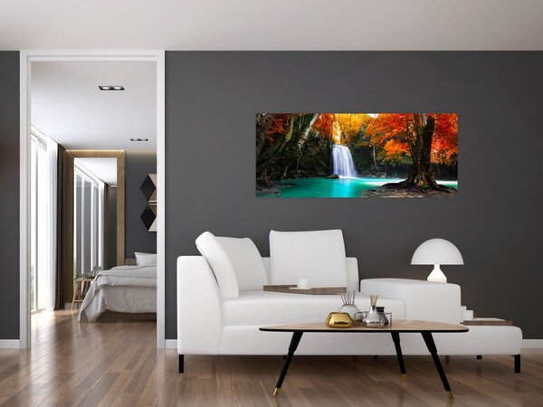 Slika - Emerald Lagoon (120x50 cm)