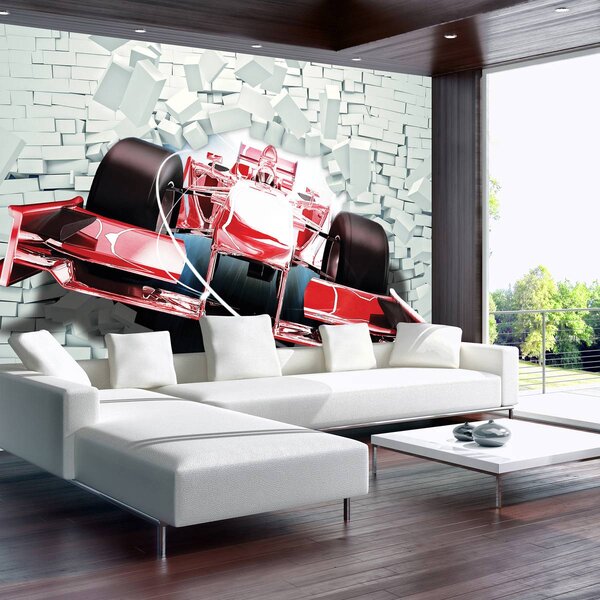 Foto tapeta - Crvena formula 1 3D F1 (152,5x104 cm)