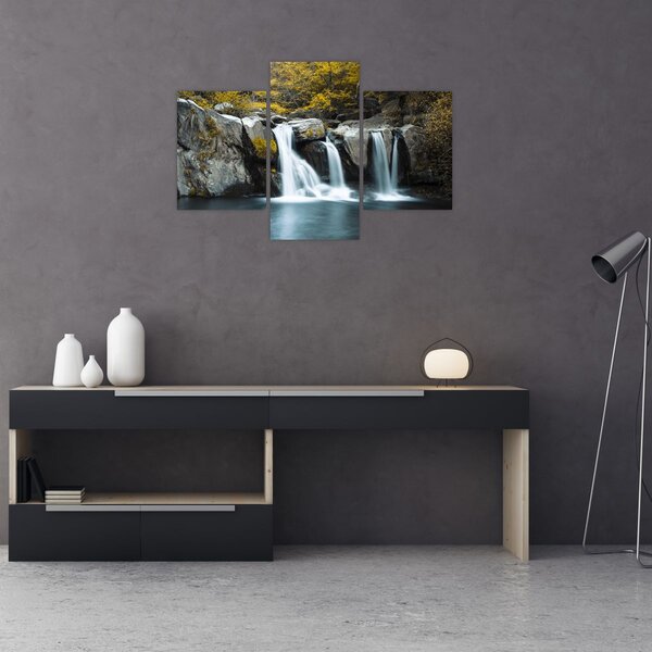Slika - Slapovi, Lushan, Kitajska (90x60 cm)