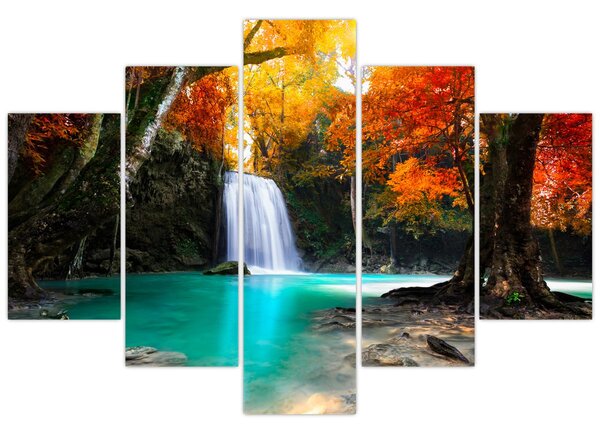 Slika - Emerald Lagoon (150x105 cm)