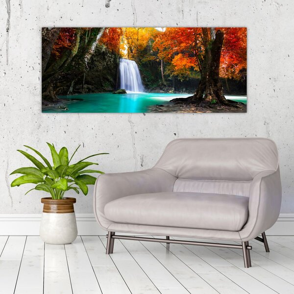 Slika - Emerald Lagoon (120x50 cm)