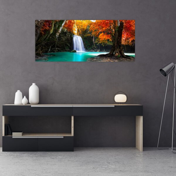 Slika - Emerald Lagoon (120x50 cm)
