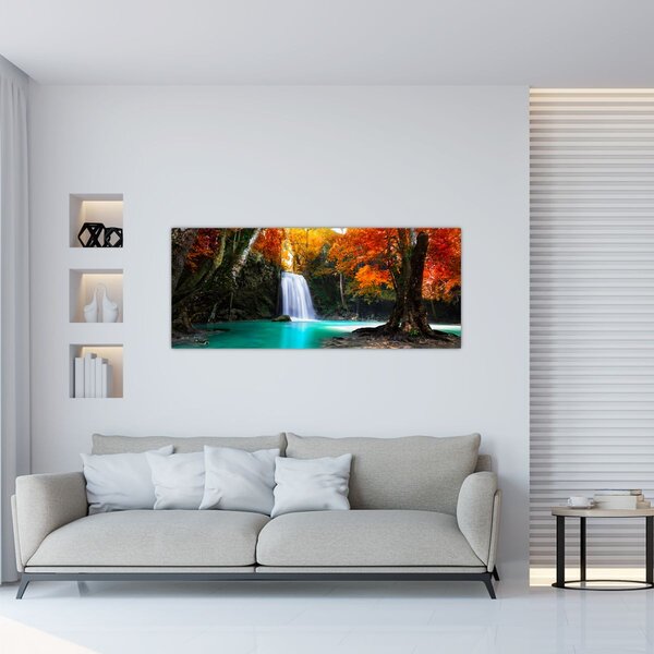 Slika - Emerald Lagoon (120x50 cm)