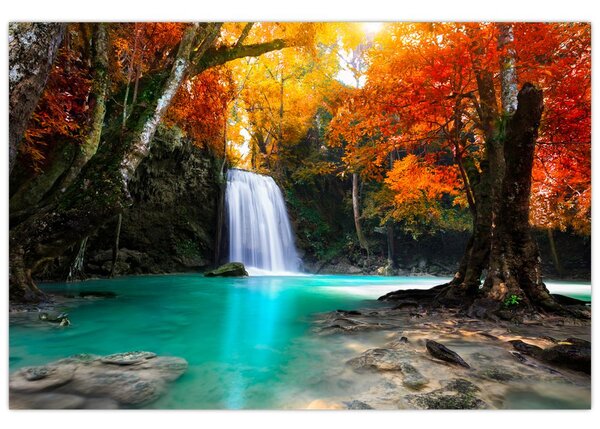 Slika - Emerald Lagoon (90x60 cm)