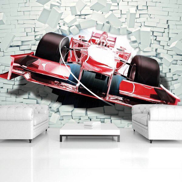 Foto tapeta - Crvena formula 1 3D F1 (152,5x104 cm)