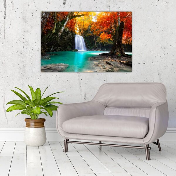 Slika - Emerald Lagoon (90x60 cm)