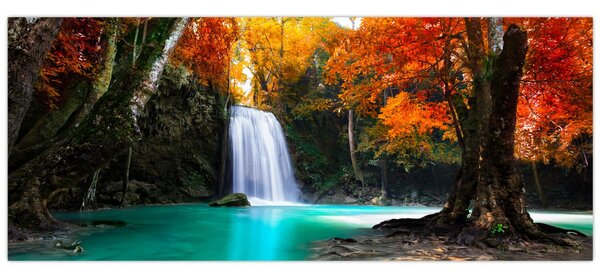 Slika - Emerald Lagoon (120x50 cm)