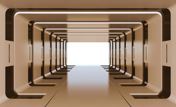 Foto tapeta - 3D tunel (152,5x104 cm)