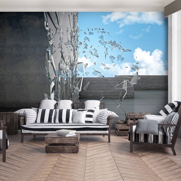 Foto tapeta - Razbijeno staklo (152,5x104 cm)