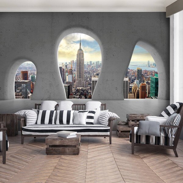 Foto tapeta - Pogled s prozora New York (152,5x104 cm)