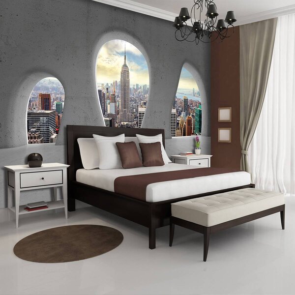 Foto tapeta - Pogled s prozora New York (152,5x104 cm)
