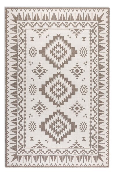 Smeđi/krem vanjski tepih 80x150 cm Gemini – Elle Decoration