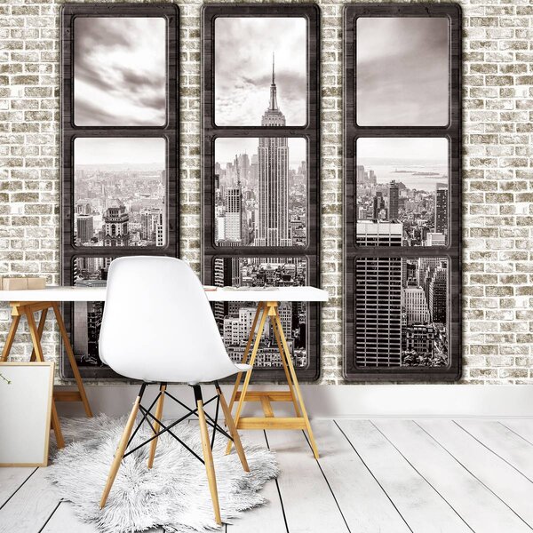 Foto tapeta - New York - pogled s prozora (152,5x104 cm)