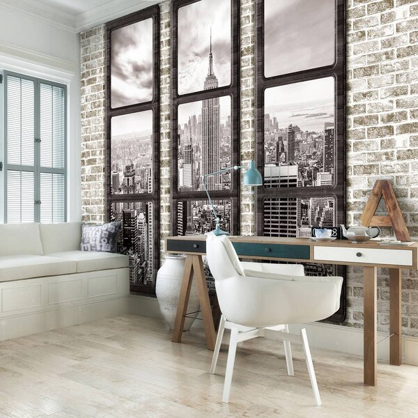 Foto tapeta - New York - pogled s prozora (152,5x104 cm)