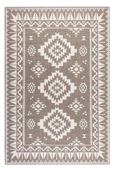 Smeđi/krem vanjski tepih 80x150 cm Gemini – Elle Decoration