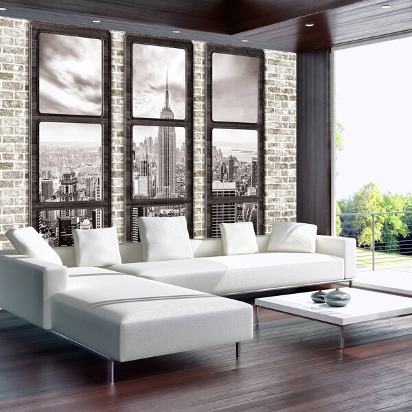 Foto tapeta - New York - pogled s prozora (152,5x104 cm)