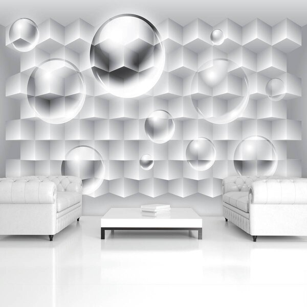 Foto tapeta - 3D lopte (152,5x104 cm)