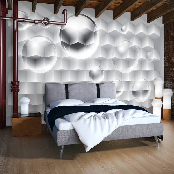 Foto tapeta - 3D lopte (152,5x104 cm)