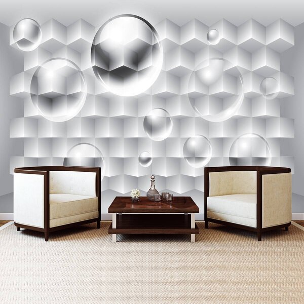 Foto tapeta - 3D lopte (152,5x104 cm)