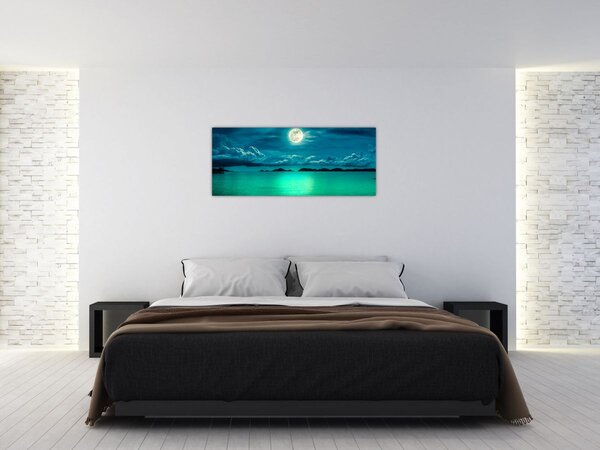 Slika - Polna luna nad površjem (120x50 cm)