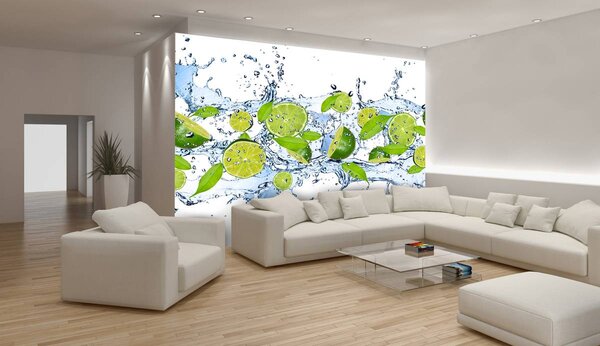 Foto tapeta - Svježe limete (152,5x104 cm)