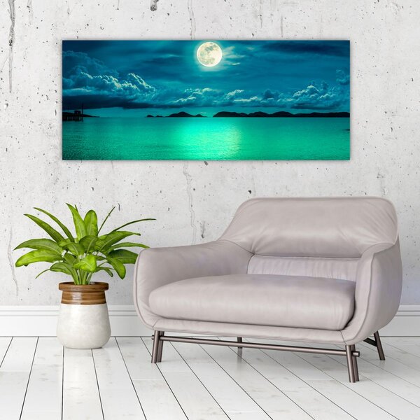 Slika - Polna luna nad površjem (120x50 cm)