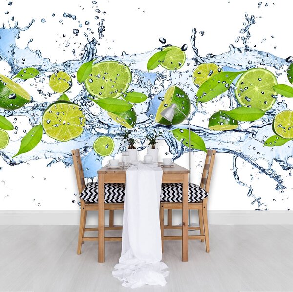 Foto tapeta - Svježe limete (152,5x104 cm)