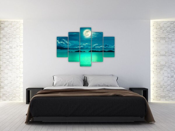 Slika - Polna luna nad površjem (150x105 cm)