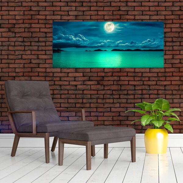 Slika - Polna luna nad površjem (120x50 cm)