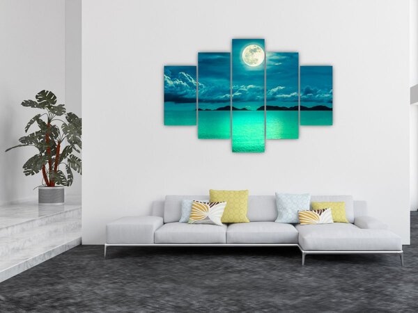 Slika - Polna luna nad površjem (150x105 cm)