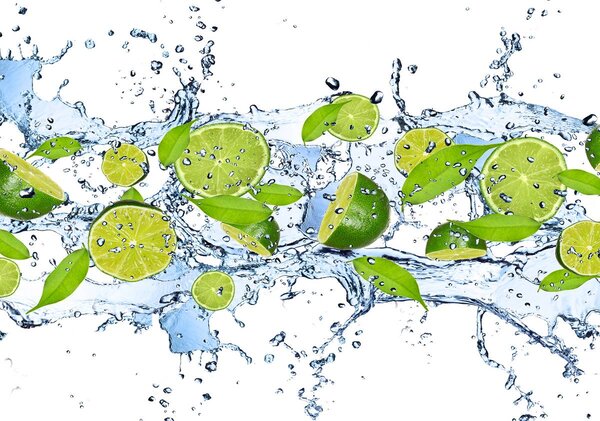 Foto tapeta - Svježe limete (152,5x104 cm)