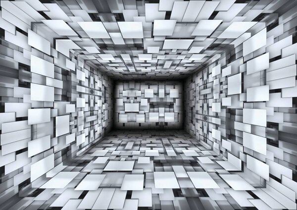 Foto tapeta - Koridor 3D (152,5x104 cm)