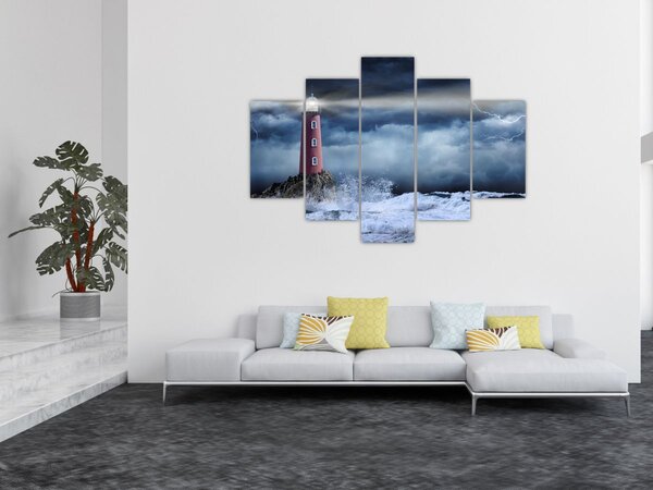 Slika - Svetilnik na pečini (150x105 cm)