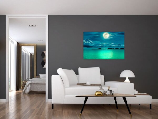 Slika - Polna luna nad površjem (90x60 cm)