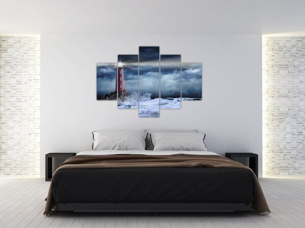 Slika - Svetilnik na pečini (150x105 cm)