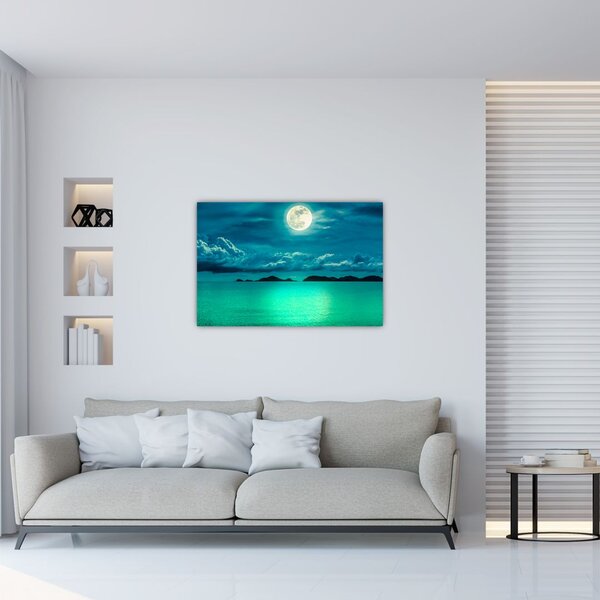 Slika - Polna luna nad površjem (90x60 cm)