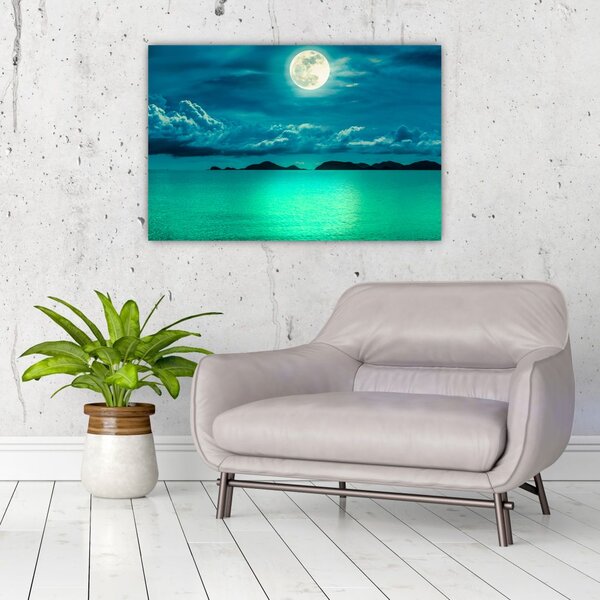 Slika - Polna luna nad površjem (90x60 cm)