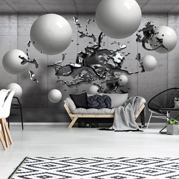 Foto tapeta - 3D geometrijska apstrakcija (152,5x104 cm)