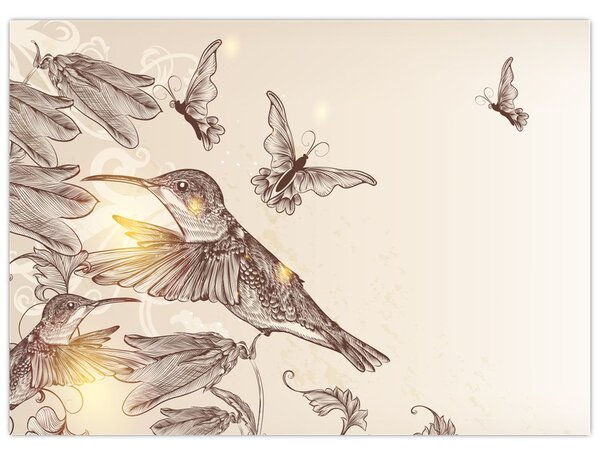 Slika - Kolibri (70x50 cm)