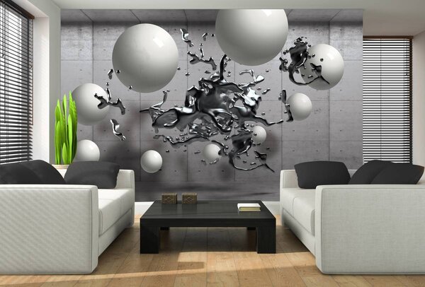 Foto tapeta - 3D geometrijska apstrakcija (152,5x104 cm)