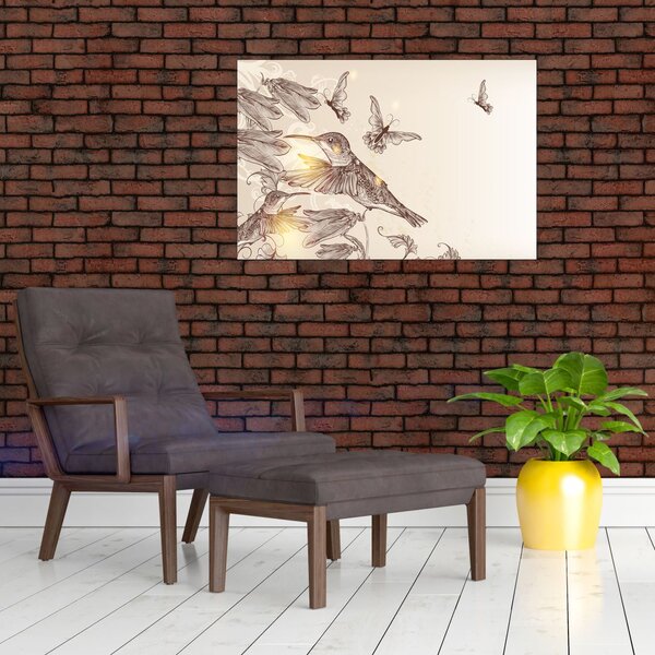 Slika - Kolibri (90x60 cm)