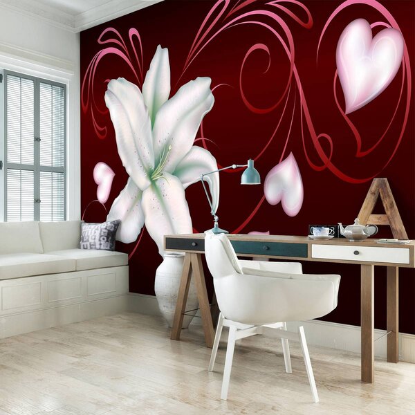 Foto tapeta - Bijeli ljiljani (152,5x104 cm)