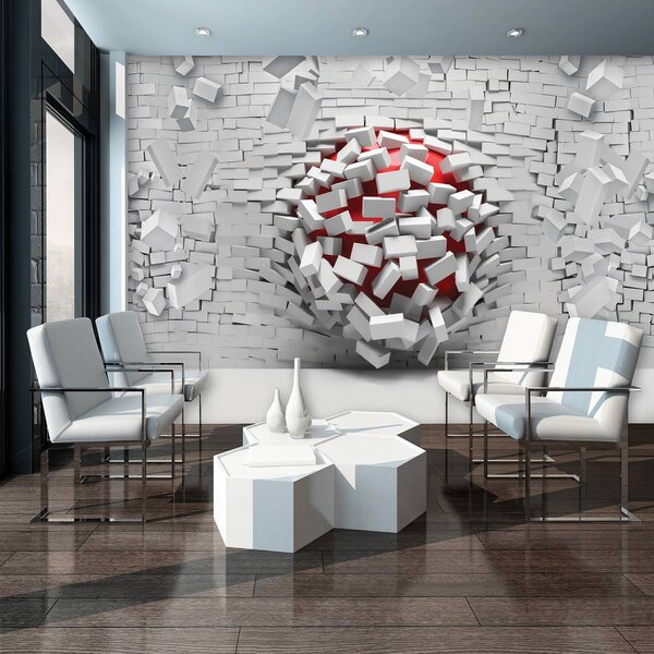 Foto tapeta - Zid 3D (152,5x104 cm)