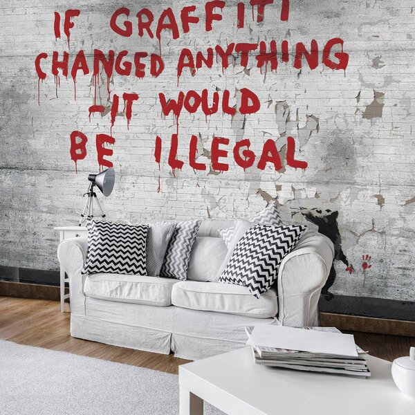 Foto tapeta - Grafiti natpis (152,5x104 cm)