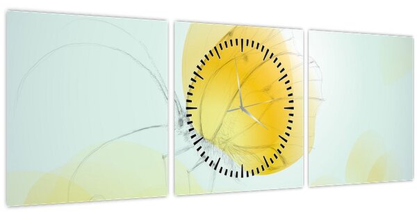 Slika - Rumeni metulj (sa satom) (90x30 cm)