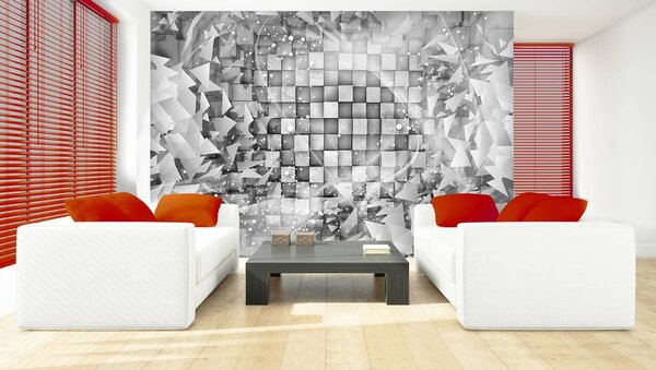 Foto tapeta - Geometrijska apstrakcija (152,5x104 cm)